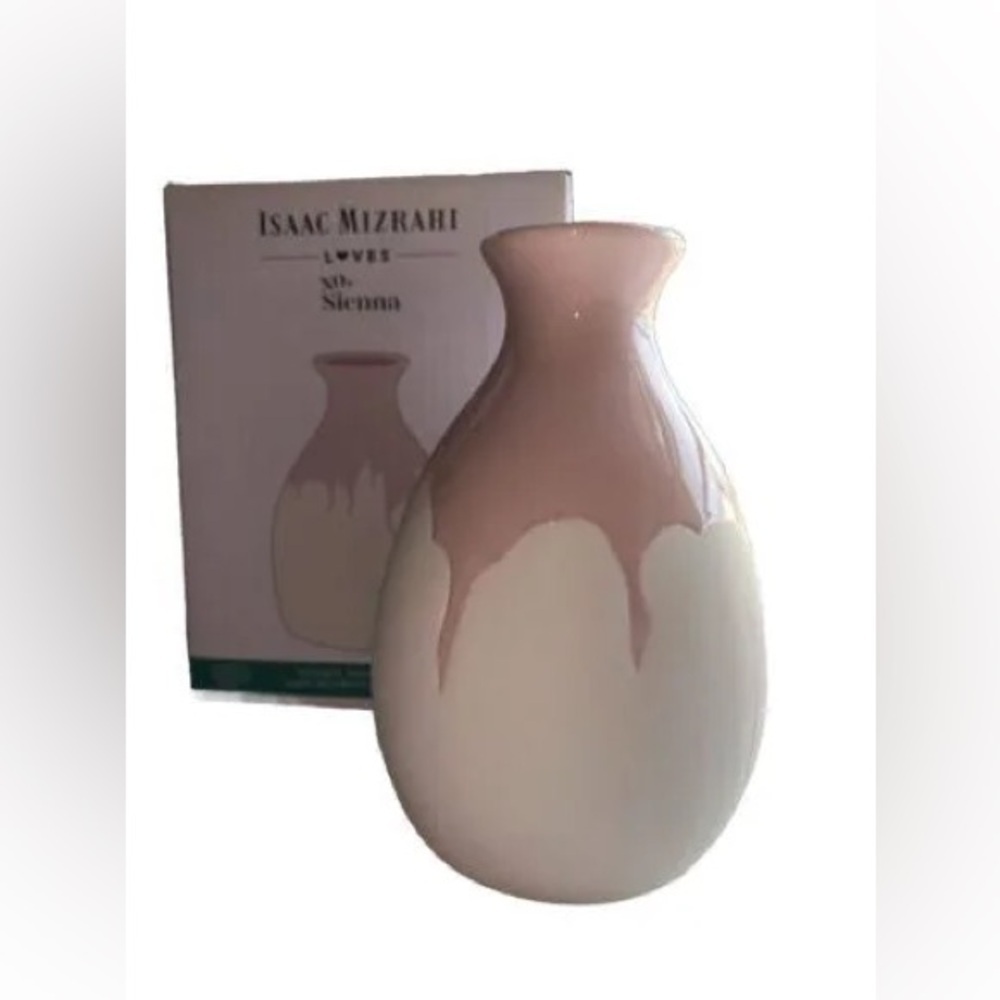 NIB Isaac Mizrahi decorative vase - Picture 1 of 2